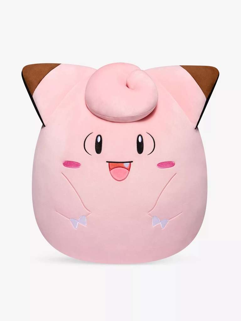 Half price Pokémon Clefairy Squishmallow soft toy 38cm