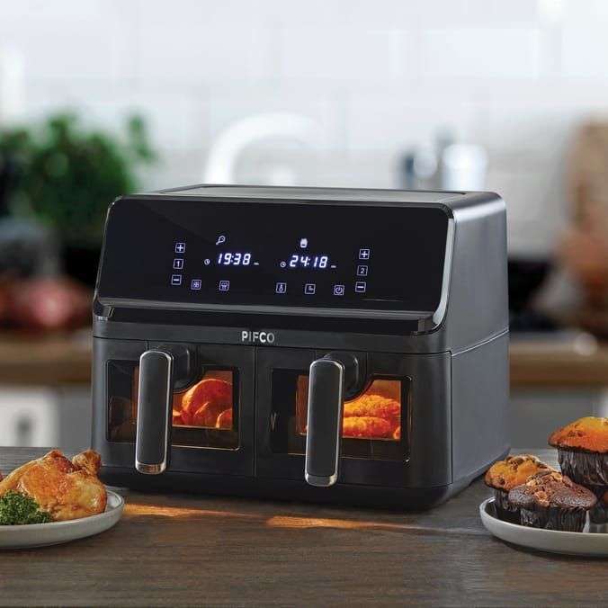 Pifco Dual Air Fryer 8l