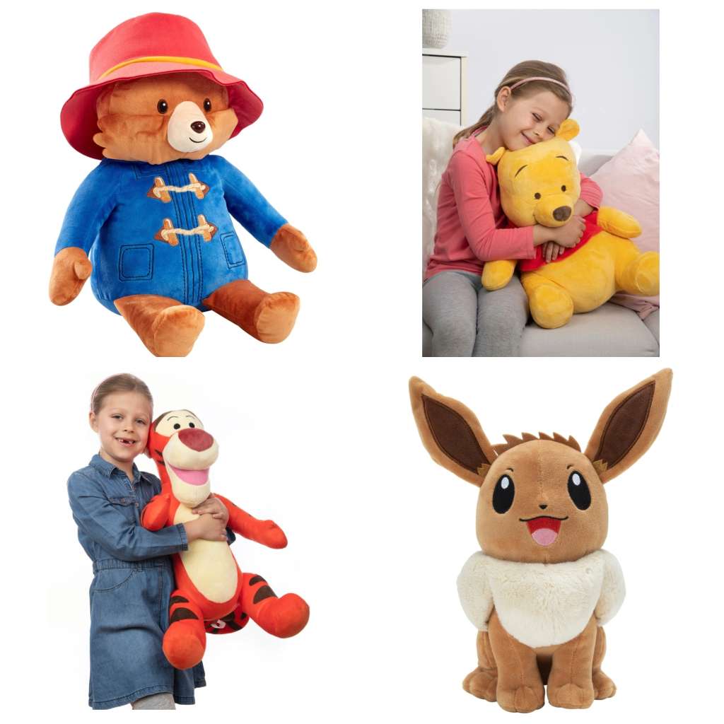 Giant Paddington 55cm Soft Toy, Disney Winnie The Pooh Large Sitting 50cm/ Tigger Large Sitting 50cm, Pokémon Eevee Plush £9.99 -Free C&C