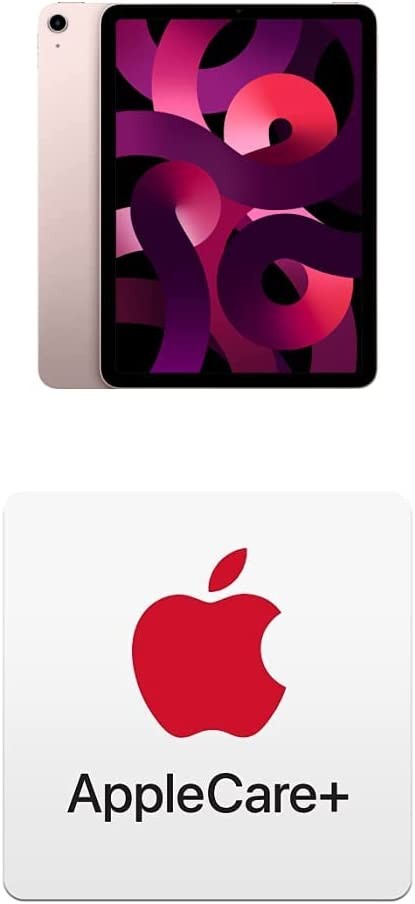2022 Apple iPad Air (10.9-inch, Wi-Fi, 64GB) - Pink with AppleCare+